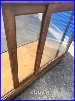 Vintage H. S. B. General Store Display Case Glass & Wood Hibbard Spencer Bartlett