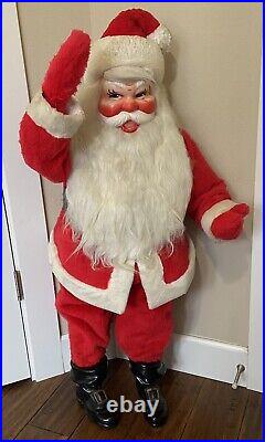 Vintage HAROLD GALE Christmas Standing Santa Claus Store Display 40 Tall