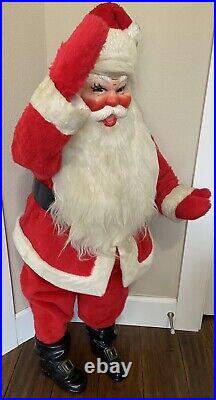 Vintage HAROLD GALE Christmas Standing Santa Claus Store Display 40 Tall