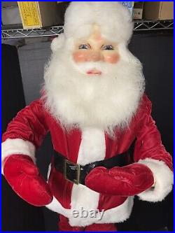 Vintage HAROLD GALE Christmas Standing Santa Claus Store Display 40 Tall