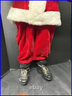 Vintage HAROLD GALE Christmas Standing Santa Claus Store Display 40 Tall