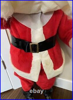 Vintage HAROLD GALE Christmas Standing Santa Claus Store Display 40 Tall