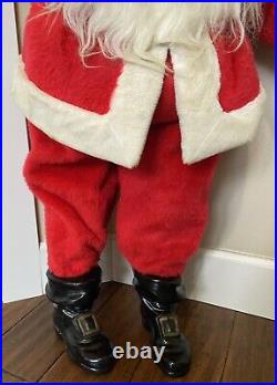 Vintage HAROLD GALE Christmas Standing Santa Claus Store Display 40 Tall