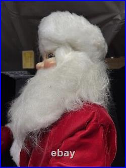 Vintage HAROLD GALE Christmas Standing Santa Claus Store Display 40 Tall