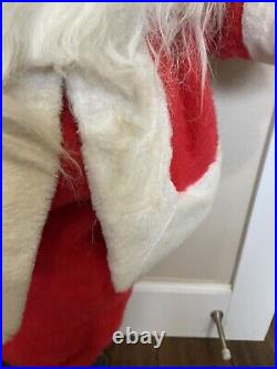 Vintage HAROLD GALE Christmas Standing Santa Claus Store Display 40 Tall