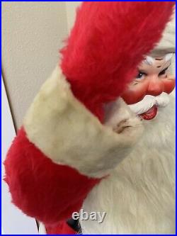 Vintage HAROLD GALE Christmas Standing Santa Claus Store Display 40 Tall