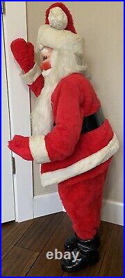 Vintage HAROLD GALE Christmas Standing Santa Claus Store Display 40 Tall