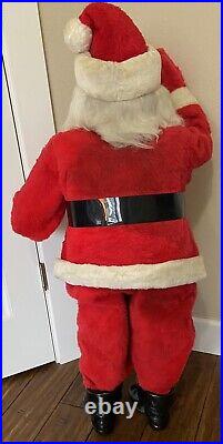 Vintage HAROLD GALE Christmas Standing Santa Claus Store Display 40 Tall