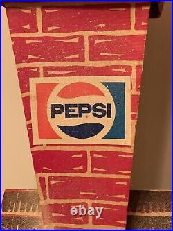 Vintage HAROLD GALE SANTA CHIMNEY Pepsi Cola Soda STORE DISPLAY Advertising Xmas