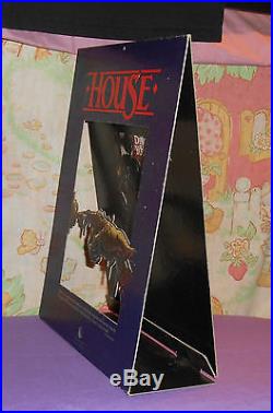 Vintage HOUSE video store counter display standee George Wendt Richard Moll
