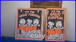 Vintage Halloween Store display Great Pumpkin