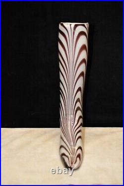 Vintage Hand Blown Glass Shoe Tall, Department Store Display