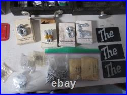 Vintage Hardware Store Retail Display Mailbox MD Lots of Letters Sign Making