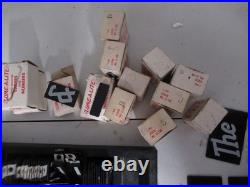 Vintage Hardware Store Retail Display Mailbox MD Lots of Letters Sign Making