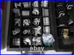 Vintage Hardware Store Retail Display Mailbox MD Lots of Letters Sign Making