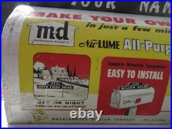 Vintage Hardware Store Retail Display Mailbox MD Lots of Letters Sign Making