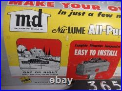 Vintage Hardware Store Retail Display Mailbox MD Lots of Letters Sign Making