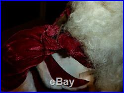 Vintage Harold Gale Santa In Boot Animated Mechanical Christmas Store Display