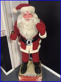 Vintage Harold Gales 50 Tall Santa. Grocery Store display in original box