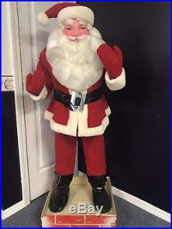 Vintage Harold Gales 50 Tall Santa. Grocery Store display in original box