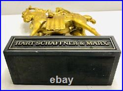 Vintage Hart Schaffner & Marx Clothing Advertisement Statue Counter Display