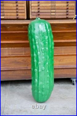 Vintage Heinz Dill Pickle 1960's Advertising Sign Grocery Store Display 40