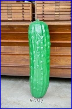 Vintage Heinz Dill Pickle 1960's Advertising Sign Grocery Store Display 40