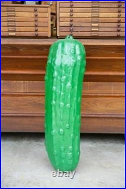 Vintage Heinz Dill Pickle 1960's Advertising Sign Grocery Store Display 40