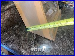 Vintage Helbros Store Watch Display Case Countertop Glass & Shelves Advertising