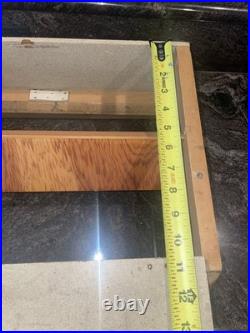 Vintage Helbros Store Watch Display Case Countertop Glass & Shelves Advertising