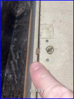 Vintage Helbros Store Watch Display Case Countertop Glass & Shelves Advertising