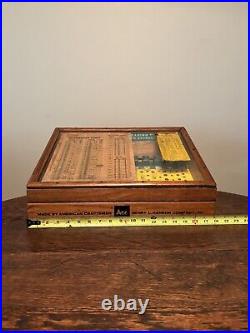 Vintage Henry Hanson Co. Tap & Die Original Gates Display Case