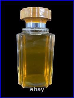 Vintage Hermes Paris Equipage Ad Store Display Glass Bakelite Perfume Bottle