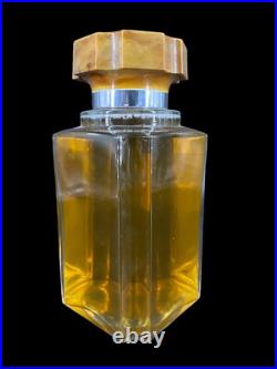 Vintage Hermes Paris Equipage Ad Store Display Glass Bakelite Perfume Bottle