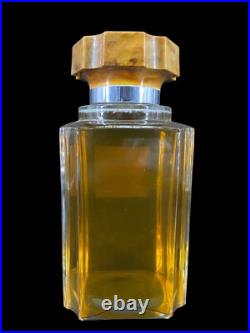 Vintage Hermes Paris Equipage Ad Store Display Glass Bakelite Perfume Bottle