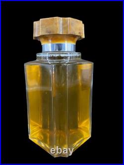 Vintage Hermes Paris Equipage Ad Store Display Glass Bakelite Perfume Bottle