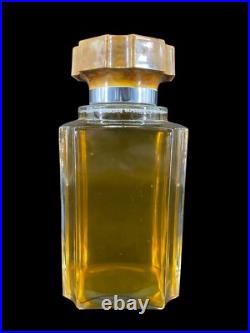 Vintage Hermes Paris Equipage Ad Store Display Glass Bakelite Perfume Bottle