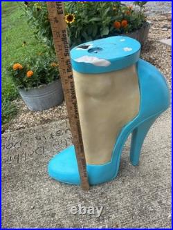 Vintage High Heel Pump Shoe Store Display Circa. 1950's -60's Amazing! Rare