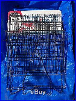 Vintage Hobby Store Spray Model Kit Paint Wire Rack Display Testor's Pactra Styl