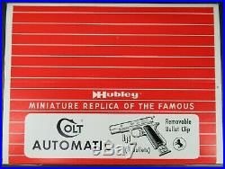 Vintage Hubley Colt Automatic Toy Cap Gun Pistol Box Of 12-store Display Oss
