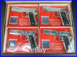 Vintage Hubley Colt Automatic Toy Cap Gun Pistol Box Of 12-store Display Oss