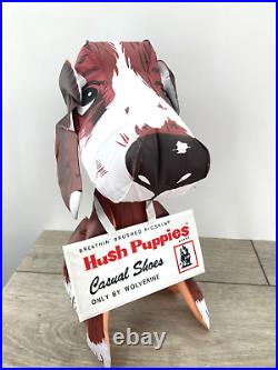 Vintage Hush Puppies Department Store Display Inflatable Basset Hound Dog Sign