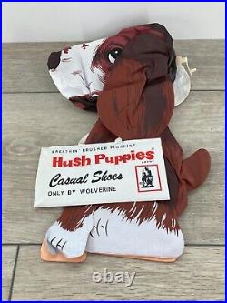 Vintage Hush Puppies Department Store Display Inflatable Basset Hound Dog Sign