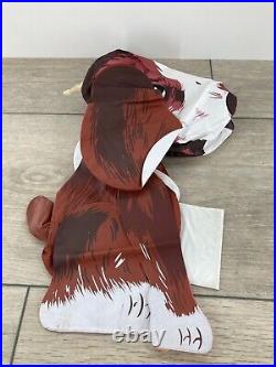 Vintage Hush Puppies Department Store Display Inflatable Basset Hound Dog Sign