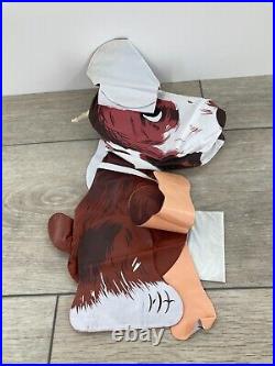 Vintage Hush Puppies Department Store Display Inflatable Basset Hound Dog Sign