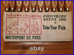 Vintage Ice Pick Advertising Hardware Display