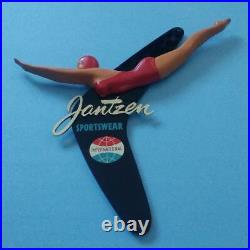 Vintage Jantzen Sportwear Swimwear Dealer Store Display Sign
