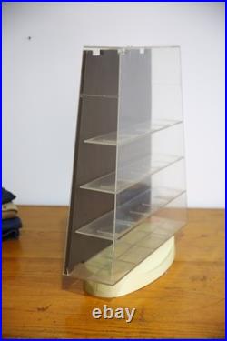 Vintage Jewelry Store Counter Top Display Watch Cabinet Plastic timex bulova etc