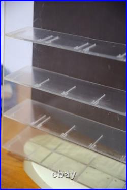 Vintage Jewelry Store Counter Top Display Watch Cabinet Plastic timex bulova etc