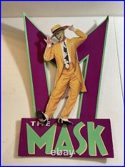 Vintage Jim Carrey The Mask Movie Cardboard Store Display Standee 3D RARE LOOK